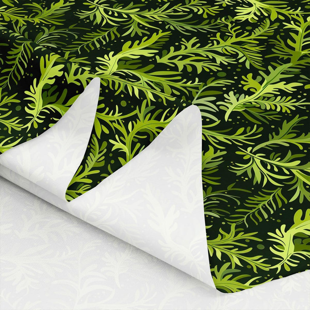 Green Leaves Fabric by The Yard Rustic Plants Soft