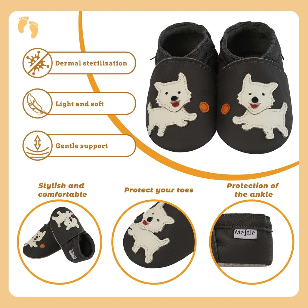 Baby Boy Moccasin Infant Leather Shoes Toddler Crawling Slippers
