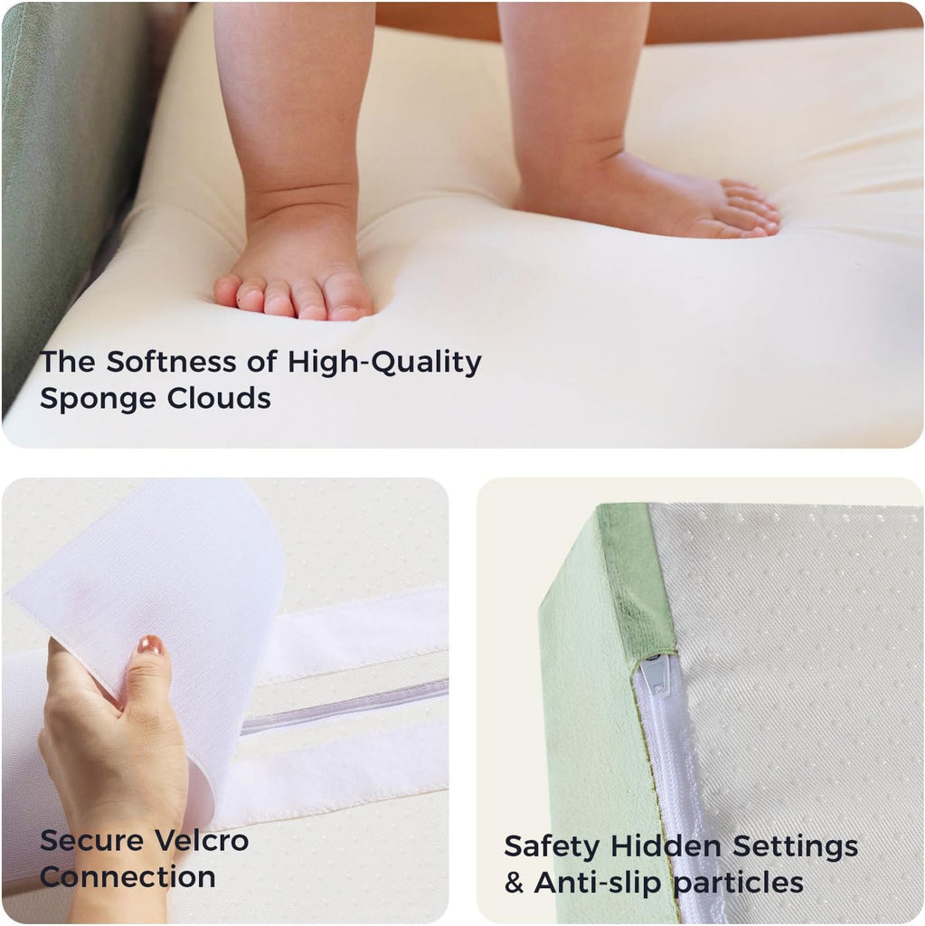 Land Soft Foam Climbing Blocks for Toddlers, Piece Foam Blocks