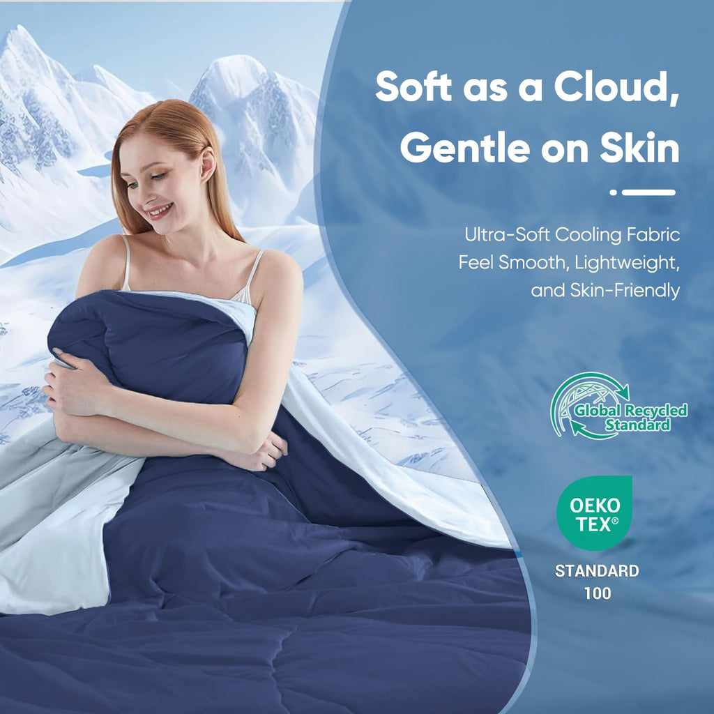 Cooling Comforter Queen Size, Cooling Blanket for Hot Sleepers