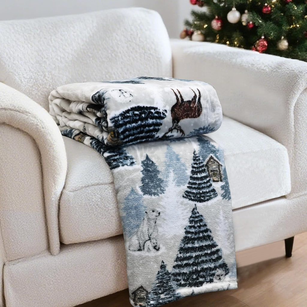 Ultra Soft Christmas Throw Blanket -50x60 Inch