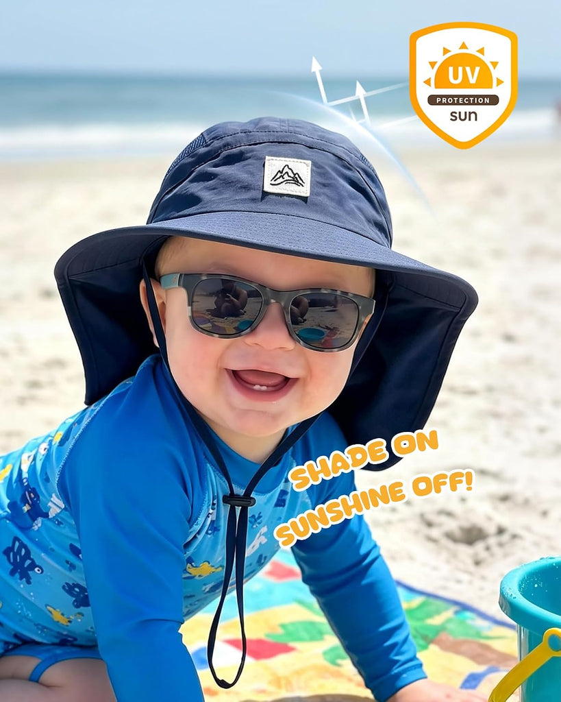 Toddler Sun Hat Kids Sun Protection for Baby Boys Girls Beach Fishing Hats