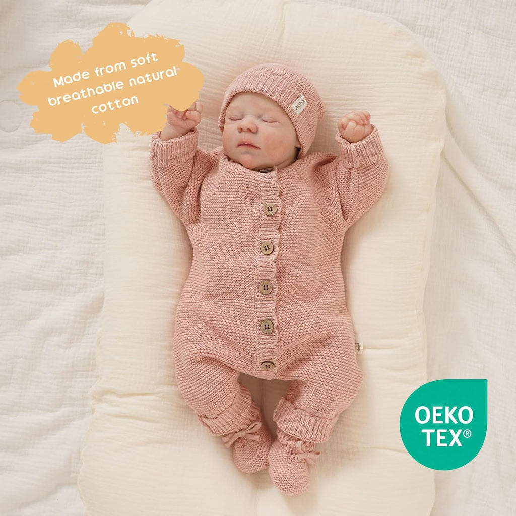 Baby Knit Romper, Cotton Sweater for Newborn Boys and Girls