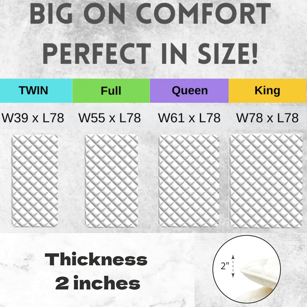 Japanese Futon Mattress, Made in Japan Twin (39"×78") White, Foldable Floor Lounger Bed Tatami Mat, Roll Up Sleeping