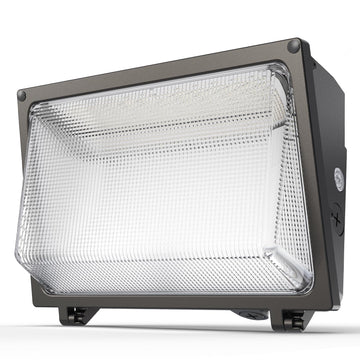 LED Wall Pack Light: 120W Glass Lens Wall Pack Lights Outdoor LED, LED Wall Pack Daylight 5000K for Yard