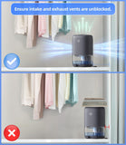 Dehumidifier, 35 OZ Small Dehumidifiers for Bedroom for Home, Quiet with Auto Shut Off