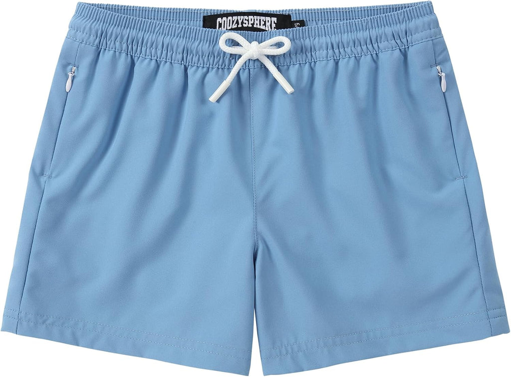 Boys Swim Trunks with Compression Liner Bathing Suit Swimming Shorts