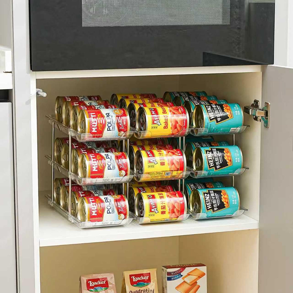 Can Organizer for Pantry, Stacking Can Storage Organizer Hold 36 Cans