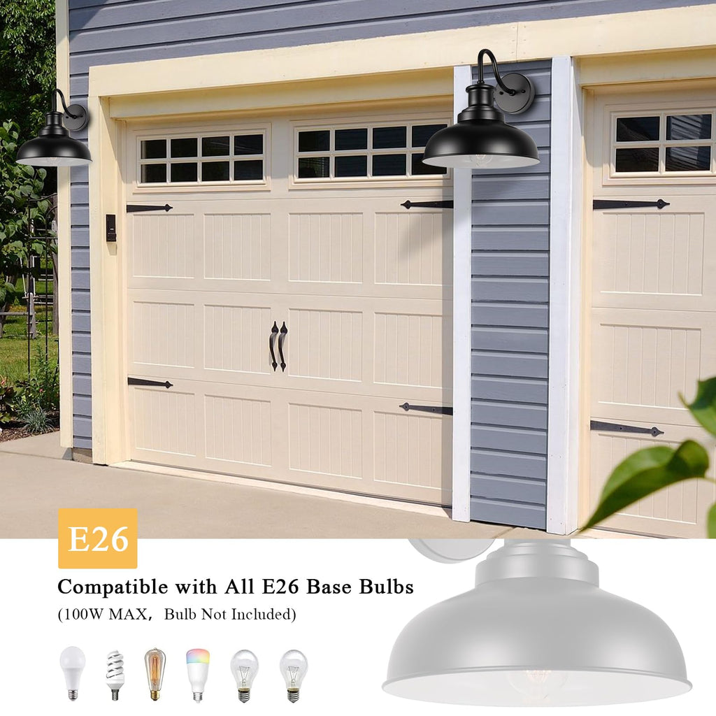 Outdoor Barn Lights Outdoor Wall Sconces Farmhouse Exterior Wall Mount Light Vintage Outside Wall Lighting Fixture