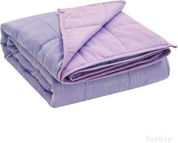 Weighted Blanket Queen Size 15 LBS, Cooling Weighted Blanket for Hot Sleepers, Cool Moire Jersey with Soft Breathable
