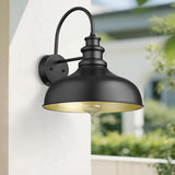 Exterior Farmhouse Barn Light Fixtures, Vintage Black Wall Sconces, E26 Socket Outdoor Wall Mount Lighting Fixture