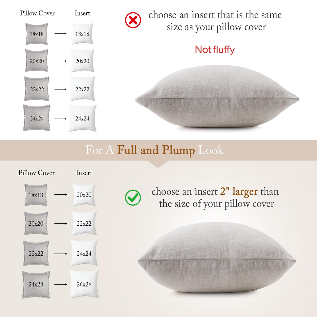 16x24 Feather Down Pillow Inserts, Lumbar Pillow Insert, 1 Pack