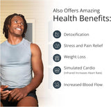 JNH Lifestyles Joyous 2-Person Low EMF FAR Infrared Sauna with Chromotherapy Light for Home Indoor Spa Use