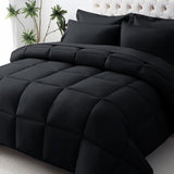 Queen Comforter Set, Ultra-Soft Bed in a Bag Queen 7 Pieces