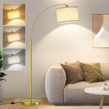 Arc Floor Lamp, 71" Tall Standing Lamp with On/Off Foot Switch