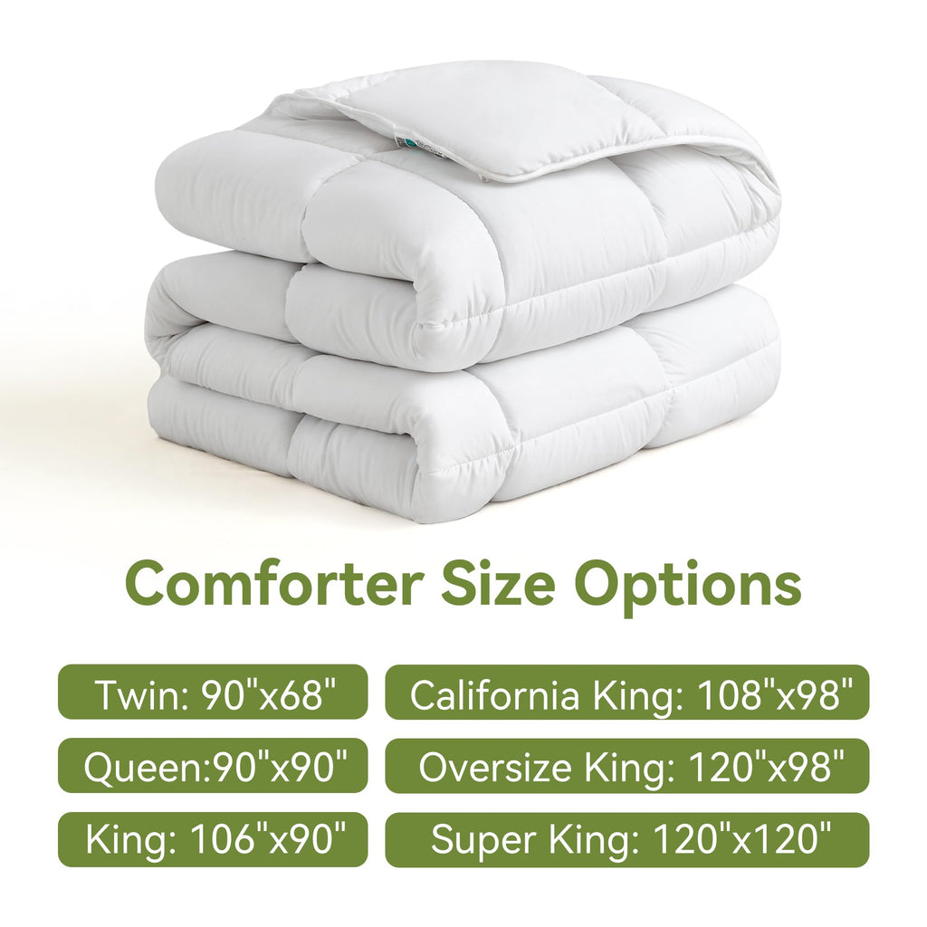 Oversize Queen, Comforter Down Alternative Duvet Insert, 98x98IN