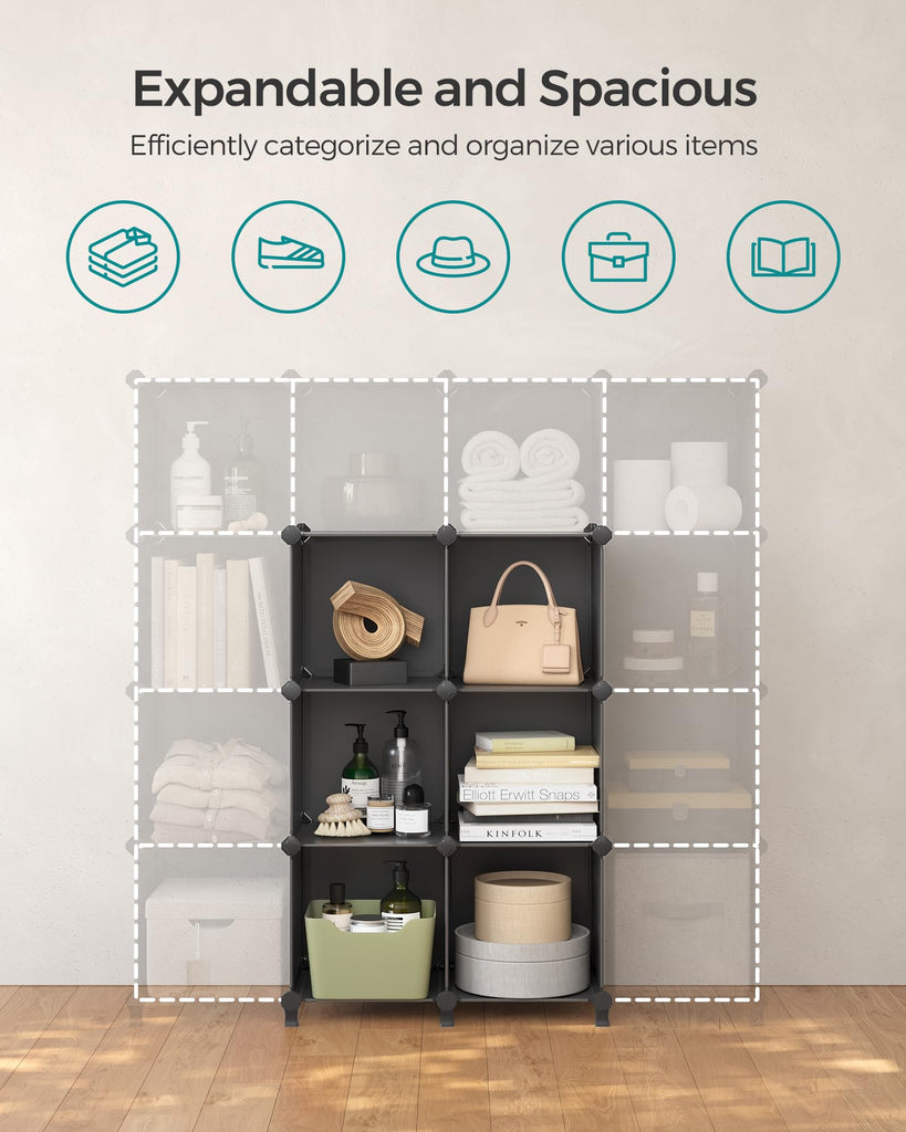 6 Cube Storage Organizer, DIY Closet Shelf