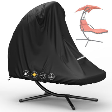 Patio Hanging Chaise Lounge Cover, Swing Chaise Protector Cover