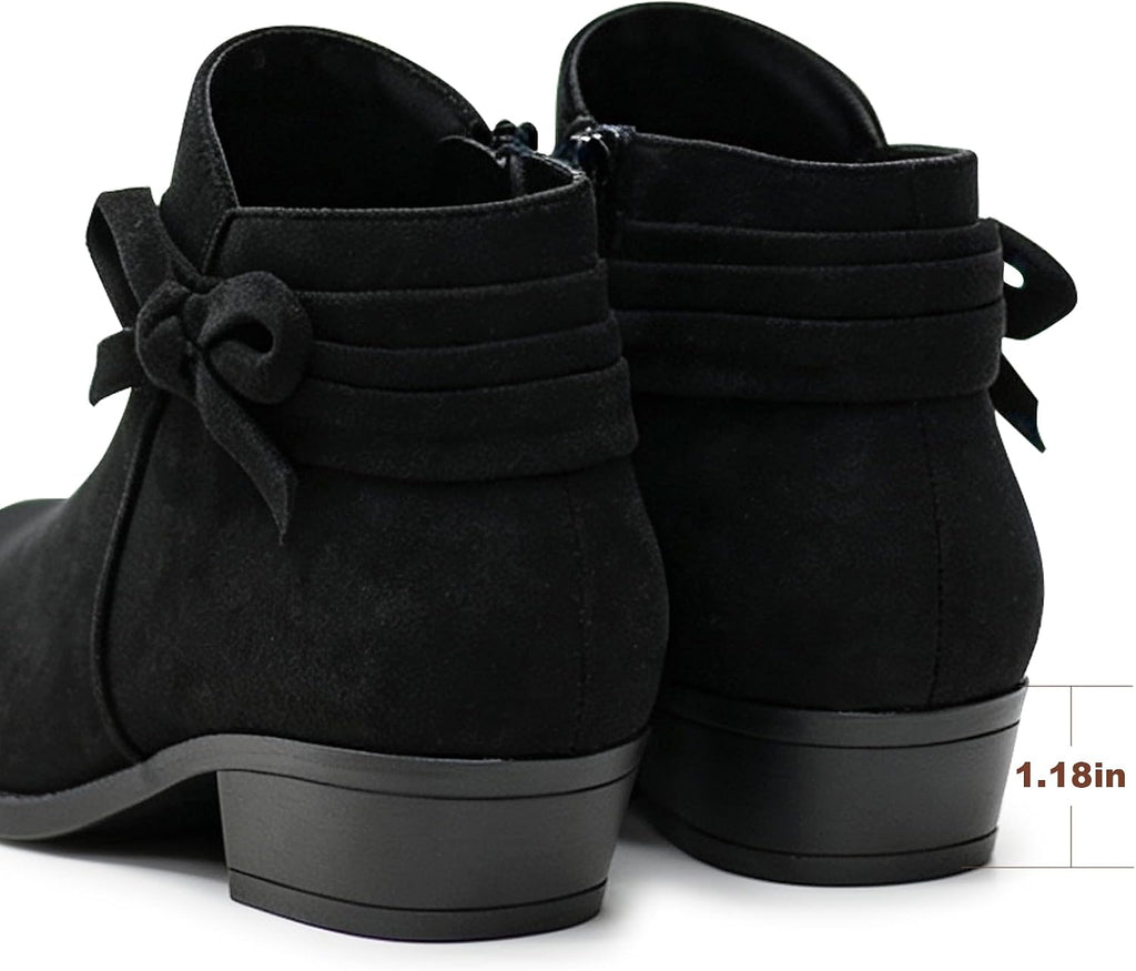 Girls Ankle Boots Warm Side Zipper Booties