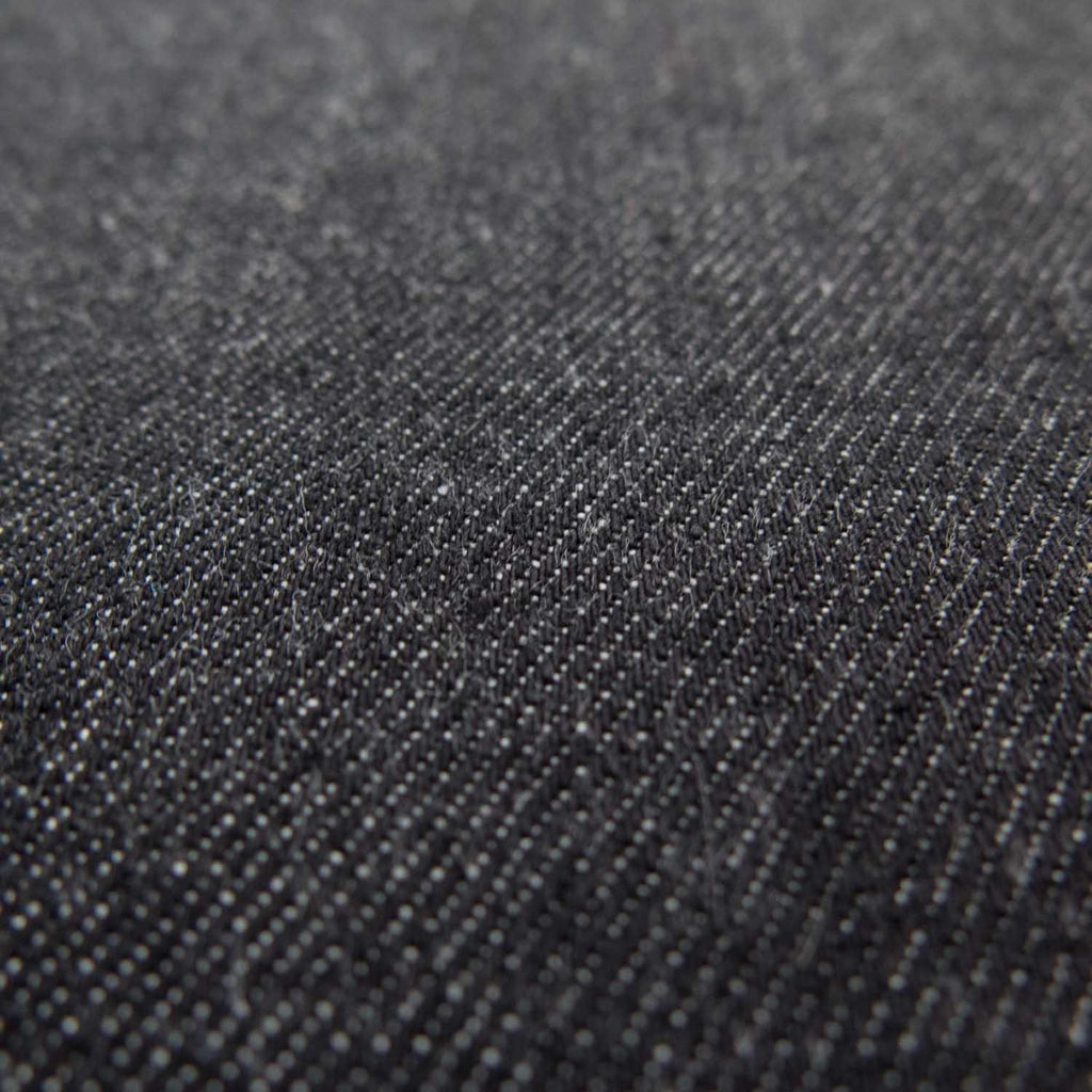 1 Yard of Black Gray Denim Fabric Cotton 60" Width Soft Medium Weight
