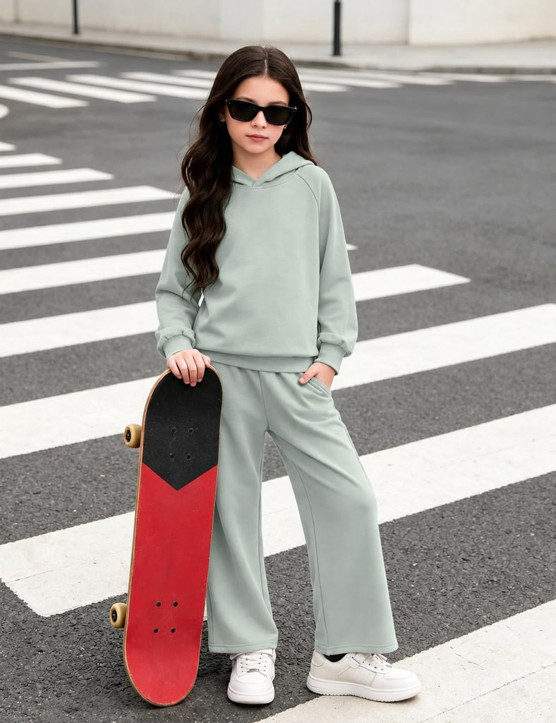 2 Piece Fall Outfits Pullover Hoodie Sweatsuit