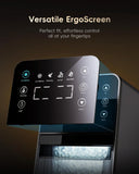 Nugget Ice Maker Countertop, 40Lbs/24H Chewable Pebble Ice, One-Touch Timer Control, Self-Cleaning Sonic Ice Machine