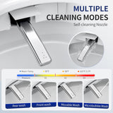 Luxury Smart Toilet with Bidet Built in Bubble Wash, Auto Open/Close Lid Water Filter Instant Heated Seat Dryer