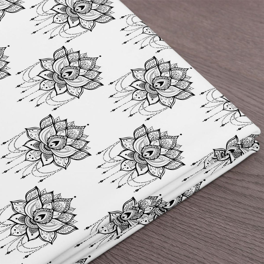 Boho Floral Fabric by The Yard Exotic Soft Not Stretchy Fabric