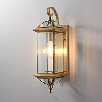 20in Large Outdoor Wall Light Copper Porch Lantern Sconce