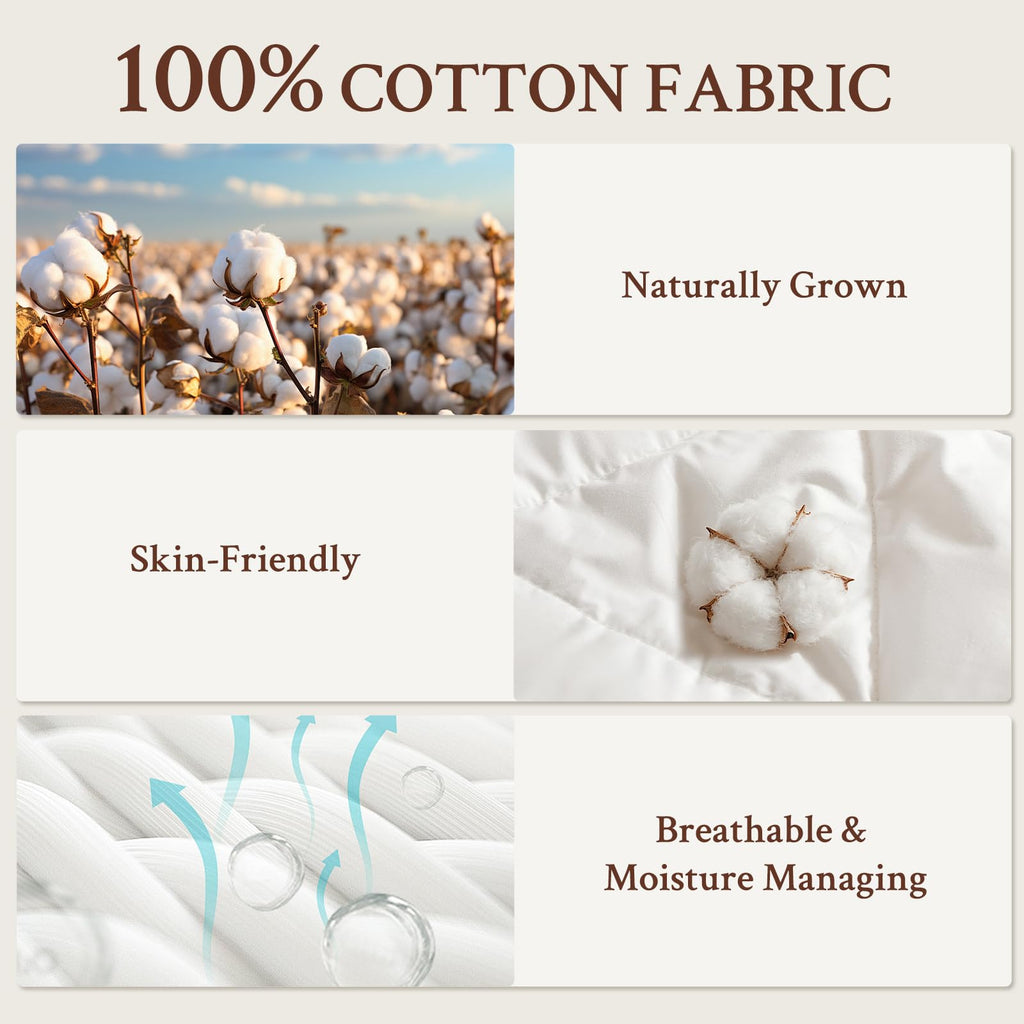 Washable Wool Comforter All-Season, Medium Weight, Queen