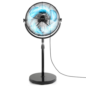 18 Inch Heavy Duty High Velocity Metal Stand Pedestal Fan