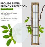 Preassembled Bifold Closet Doors for 36" X 80" Opening, Country Style,Space Saving, Tempered Frosted