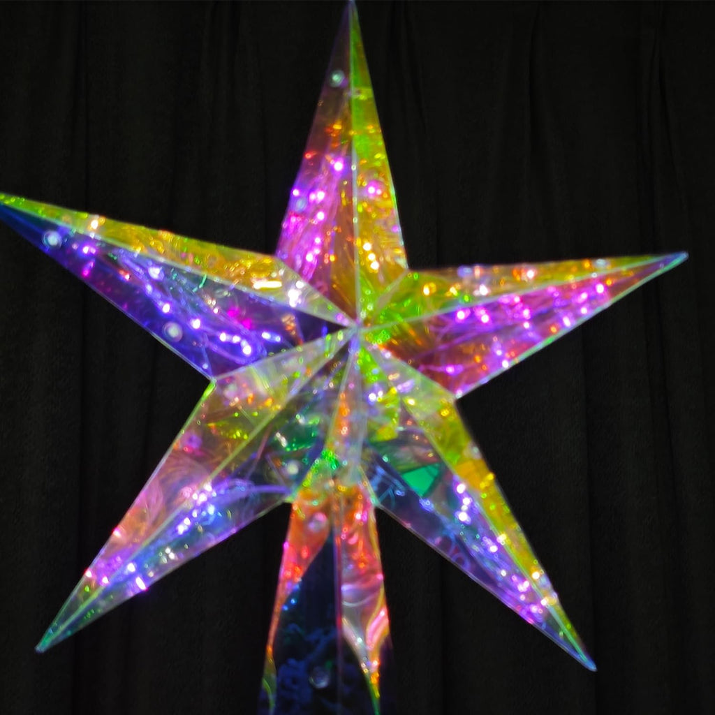 Smart Christmas Tree Topper Star, 11.8", 20 LEDs