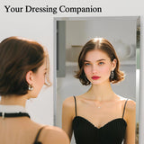 51"x16" Frameless Full Length Wall Mirrors,Rectangular Mirror Full Length Wall Mounted,Tall Full Body Mirrors with