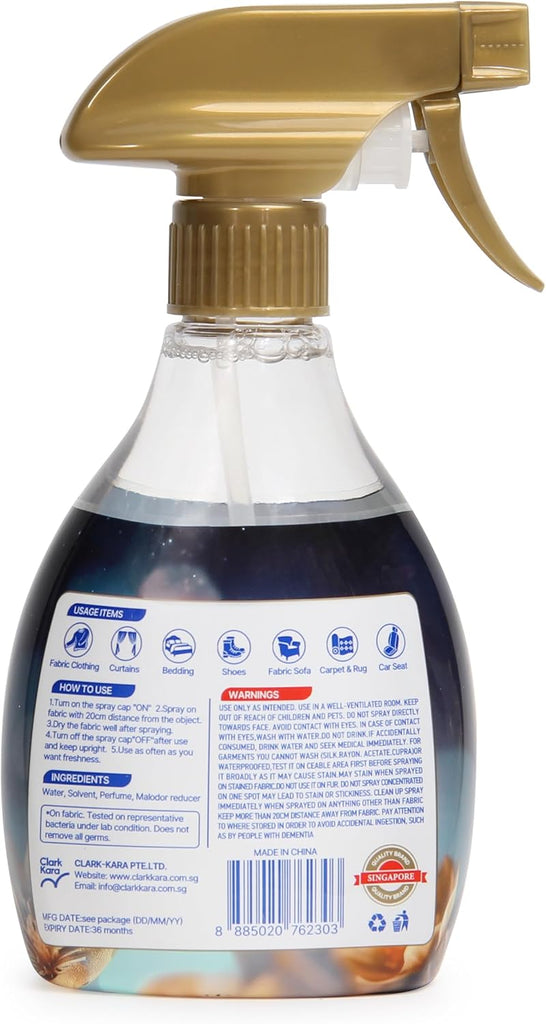 Fabric Refresher Spray - Enchanting Scenery - Wrinkle Release Spray & Fabric Softener Alternative - Odor Eliminator - Set of 135