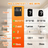 Manastin 2 Person Portable Steam Sauna for Home