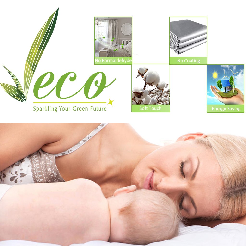 100% Blackout Room Warming Lined Curtains, Totally Darkness Drapes, Thermal Insulated Drapes for Daughters Nursery