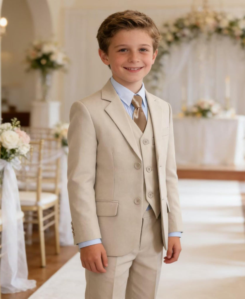 Boys Suit Kids Dress Clothes Wedding Ring Bearer Outfit Formal Wear
