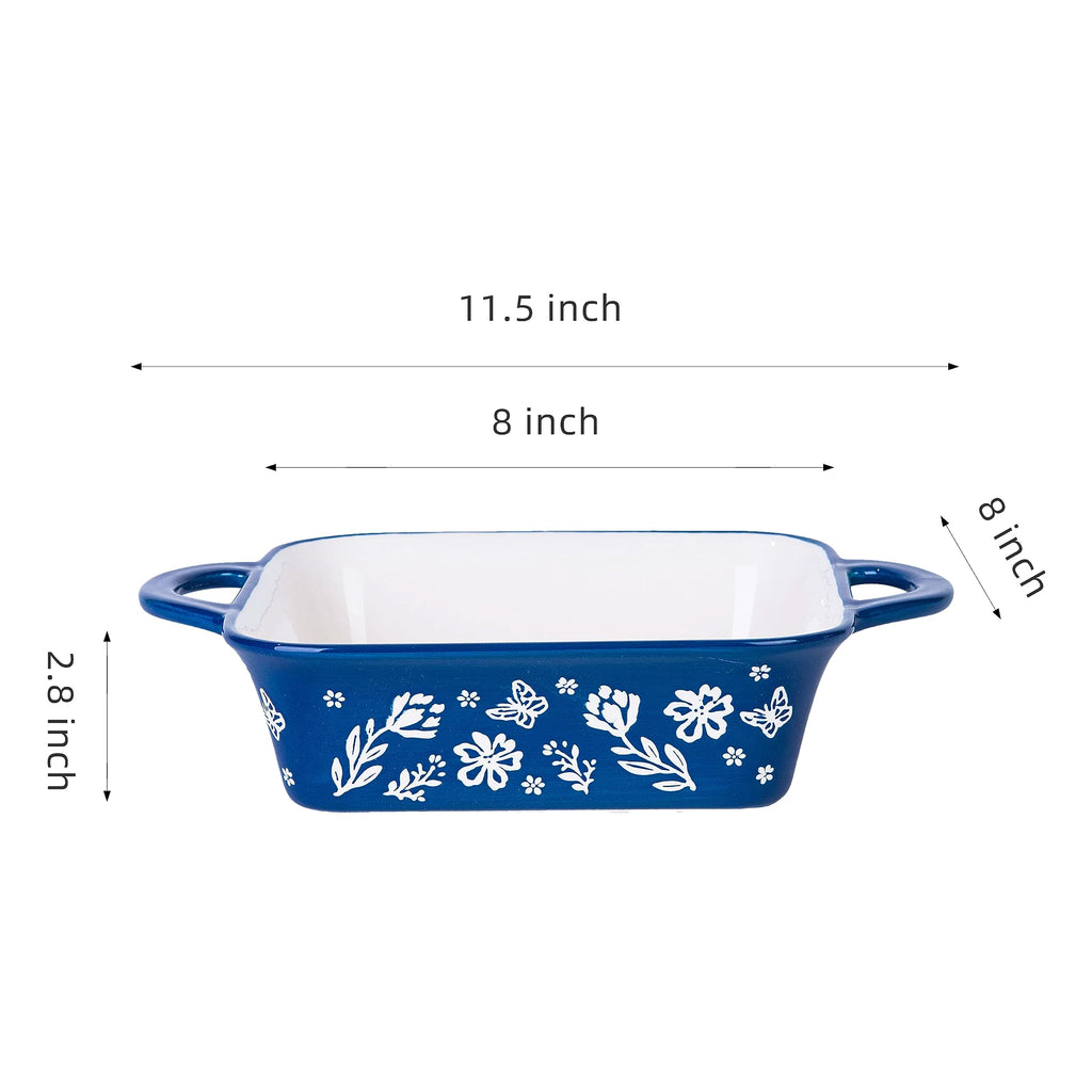 8x8 Baking Pan Brownie Pan Casserole Dish Ceramic Baking Dish Square Casserole Dishes For Oven
