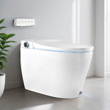 Intelligent Smart Toilet and Bidet Combo with Hands-Free Auto Open and Close, Instant Heated Water, Air Dryer, Heated Seat, Auto Flush, Night Light