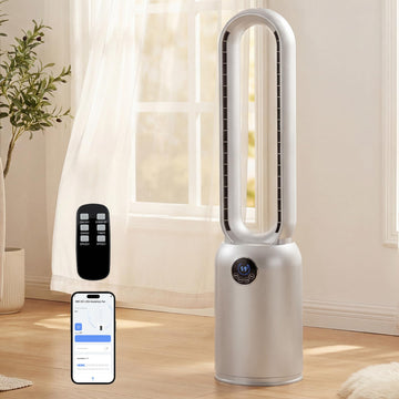 36" Bladeless Tower Fan , Standing Fans with Remote