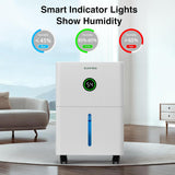 1600 Sq.Ft Dehumidifiers for Home and Basement with Drain Hose, Ultra Quiet 41dB