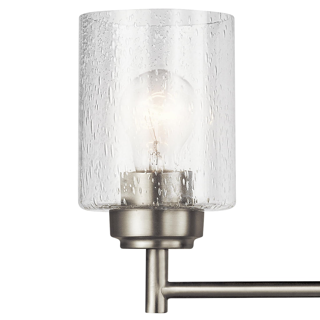 Winslow 4-Light Farmhouse Vanity Light, Brushed Nickel