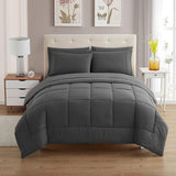 Queen Comforter Set with Sheets - 7-Piece Bedding Collection - 1 Comforter, 1 Fitted Sheet, 1 Flat, 4 Pillowcases