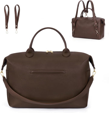 Diaper Bag Tote Convertible Vegan Leather Diaper Tote Backpack Diaper Mommy Bags Hospital Bag Work Totes