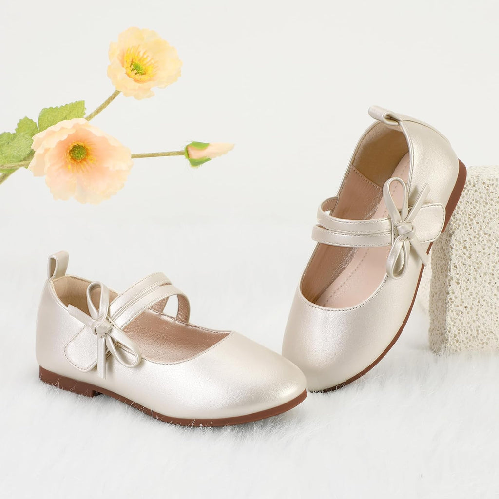 Girls Dress Shoes Kids Mary Jane Toddler Ballet Flats