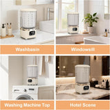 Portable Mini Washing Machine, 2L USB Rechargeable 3000mAh with Spin Dry Basket, 3 Modes Blue Light Cleaning, Compact