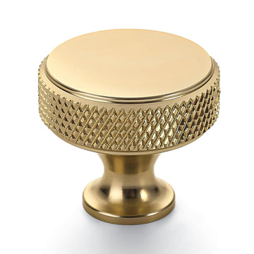 10 Pack Champagne Bronze Knurled Cabinet Knobs Kitchen Cabinet Handles for Drawer, Cupboard and Wardrobe