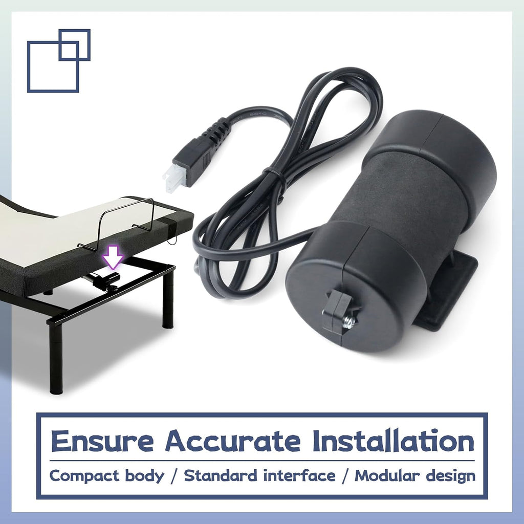 ZYT-36S-42 Adjustable Bed Massage Motor Replacement for TempurPedic for Serta for Leggett & Platt Adjustable Beds