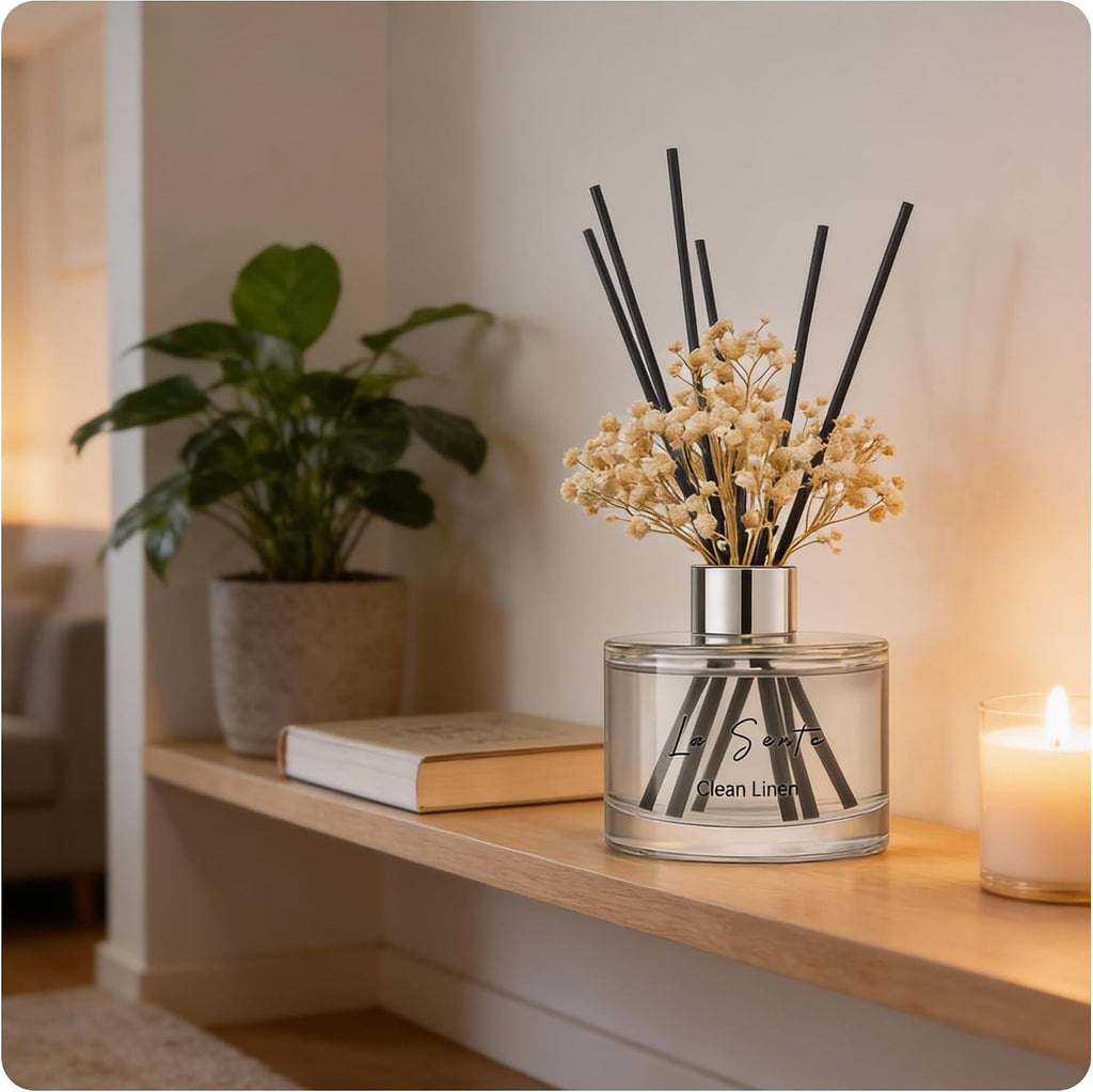 Reed Diffuser Set, Clean Linen, 6.7fl oz / 200 ml